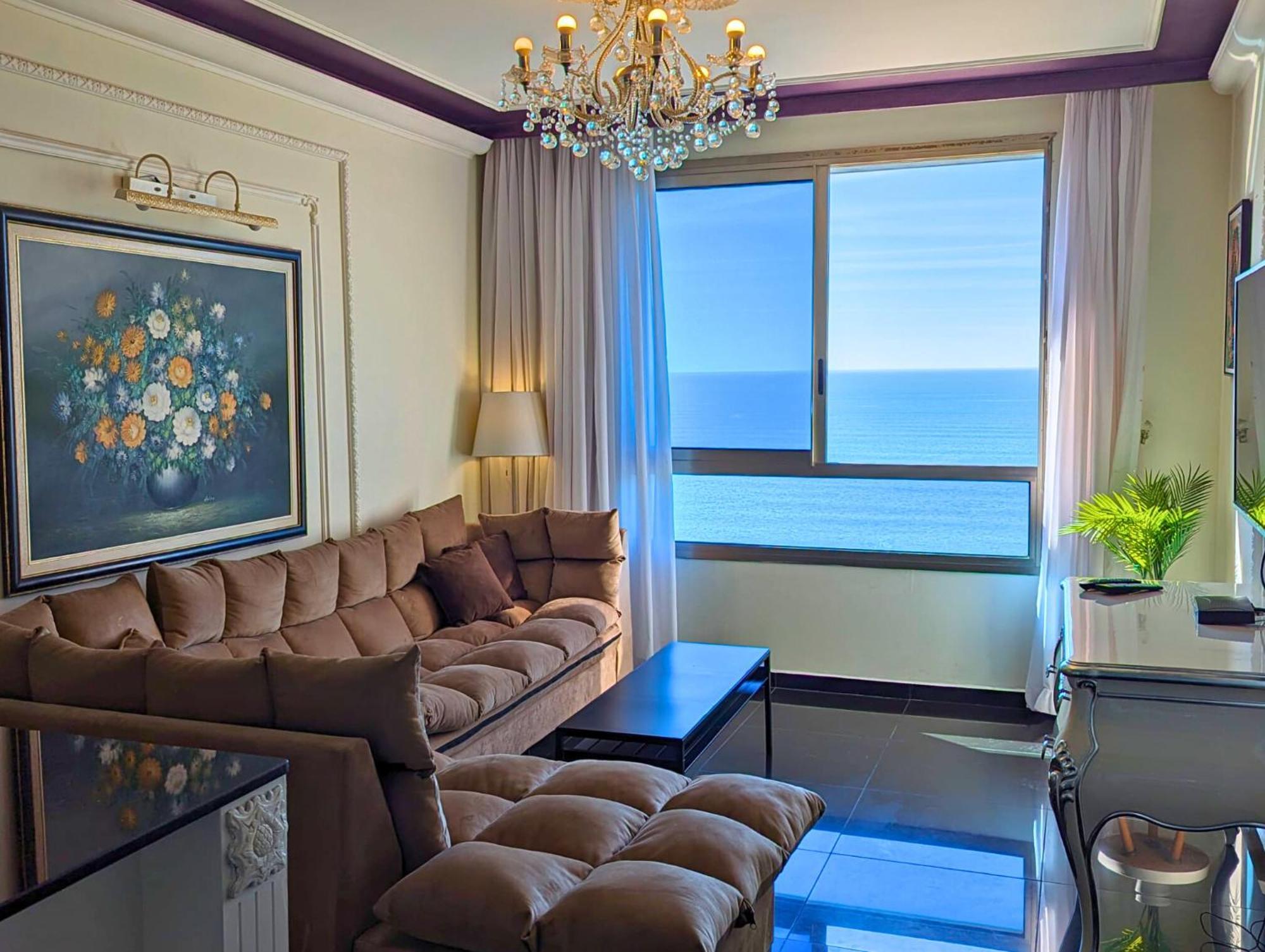 Almog Beach Apartments מגדלי חוף הכרמל חיפה Extérieur photo